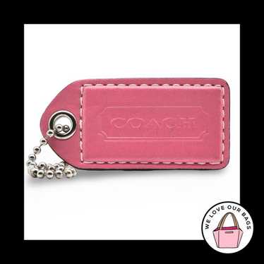 小物 Rare Coach Key Fob Ring Pink Leather NEW Rare COACH Beautiful Pink Leather Lock and Keys Keychain