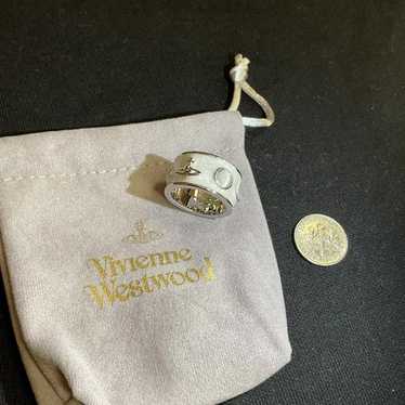 Vivienne Westwood｜キングリング　シルバー×アイボリー　S King ring vivienne - Gem