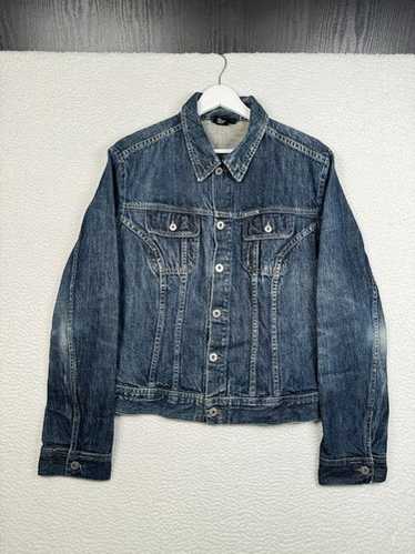 ジャケット・アウター Vintage Diesel 90 denim jacket XXL Vintage Diesel Industry Denim Jacket Jeans 90s Leather