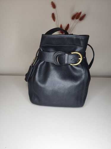 vintage coach old soho アクセサリーポーチ 黒 RARE VINTAGE COACH (OLD COACH オールドコーチ) SOHO BELTED