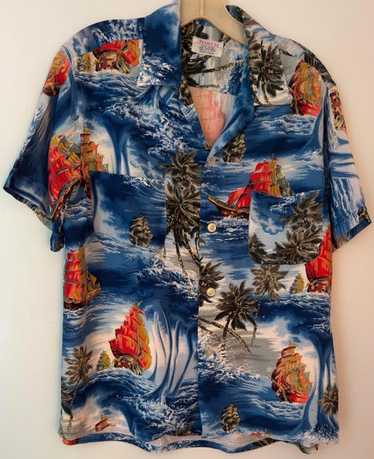 トップス 50s Reef rayon Hawaiian shirt トップス 50s Reef rayon Hawaiian shirt トップス 50s Reef