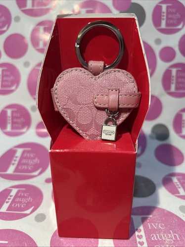 Coach Signature Picture Frame Charm Pink