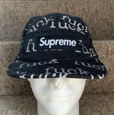 帽子 Supreme 13SS Fuck Denim Camp Cap Supreme Fuck Denim Camp Cap released S/S 2013 thick quality