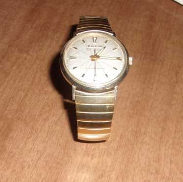 ビンテージBulova 23 automatic gold bezel Vintage 1954 Gents Bulova 23 Jewel Self-Winding Starburst