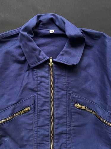 50年代〜 ADOLF LAFONT moleskine work jacket ADOLPHE LAFONT” Moleskin French work jacket 50's Deadstock