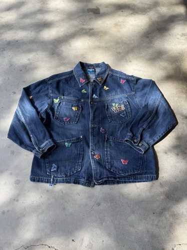 Stugazi butterfly denim jacket デニムジャケット 2025年最新】STUGAZI Gジャン・デニムジャケットの人気アイテム