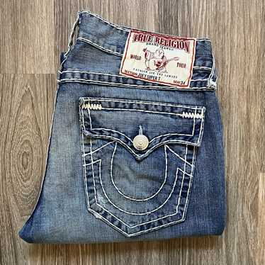 ☆希少☆ TRUE RELIGION JOEY SUPER T 極太ステッチ TRUE RELIGION JOEY SUPER T デニムパンツ 極太ステッチ - メルカリ