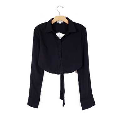 New Superdown Caleb Open Back Button Front Crop T… - image 1