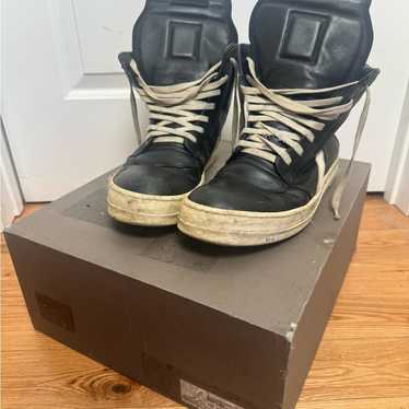Rick Owens Geobasket Black / Milk 43サイズ RICK OWENS GEOBASKET RU01E5894 LCO BLACK MILK – SUUS