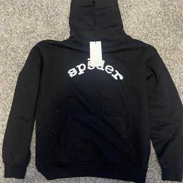 （正規品）sp5der vvs hoodie black s Spider Worldwide Sp5der VVS Hoodie (Black) – Outfitters