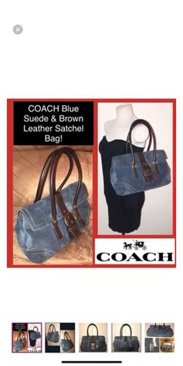 バッグ vintage coach Soho Hobo hand bag navy s-l400.jpg