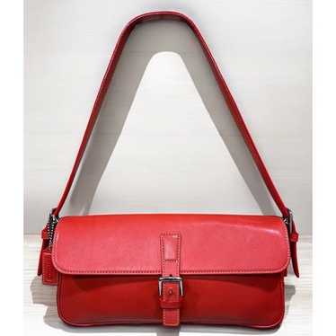 バッグ COACH HAMPTONS DEMI BAG RED 7785 COACH HAMPTONS DEMI BAG RED 7785 Vintage COACH Hampton 7785