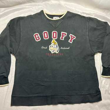 貴重◎ 80's desney goofy vintage sweat usa製 Disney goofy sweatshirt vintage - Gem