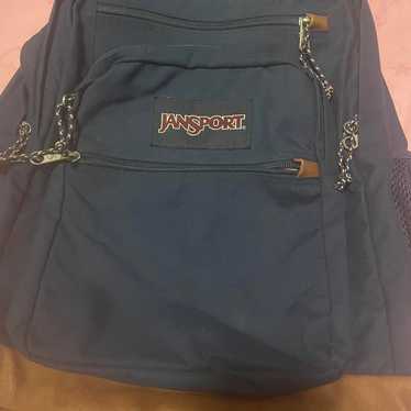 y2k 00s old jansport one shoulder bag 青系 Vintage Jansport