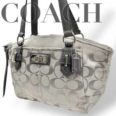 バッグ COACH Signature Tote Bag Turn Lock Charm COACH® Outlet | Hadley Turnlock Tote Bag With Signature Canvas