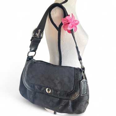 バッグ Coach Signature Flap Hobo Shoulder Bag Coach signature flap shoulder - Gem