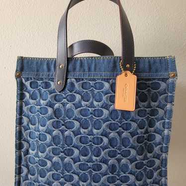 Coach denim signature tote - Gem