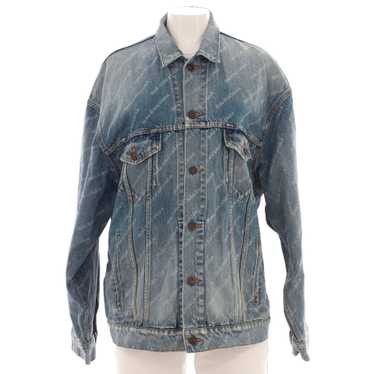 ＸＸＸBALENCIAGANylon Logo Denim Jacket Balenciaga Logo Jean Jacket! Brand New. Sold Out Everywhere