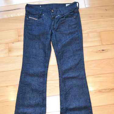 DIESEL ディーゼル　 〈LOUVELY〉 DIESEL LOUVELY BOOTCUT STRETCH WASH 008HL DISTRESSED DENIM