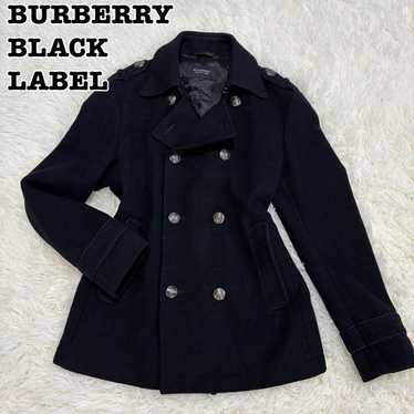 BURBERRY BLACK LABEL ウールピーコート Mサイズ BURBERRY BLACK LABEL(バーバリーブラックレーベル