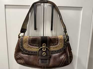 バッグ OLD COACH LEATHER SOHO SHOULDER BAG Coach Black Leather Soho Shoulder Bag – Rediscover Vintage