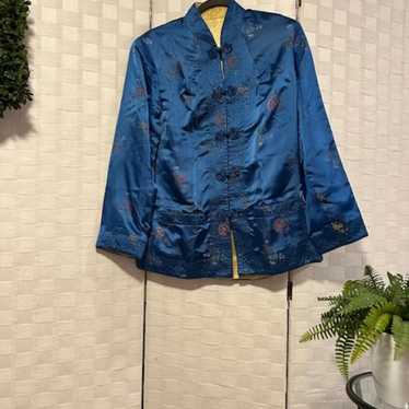 美品 roku dahl’ia SATIN CHINA MOTIF JACKET Vintage 1950s Chinese Silk Jacket - Raleigh Vintage