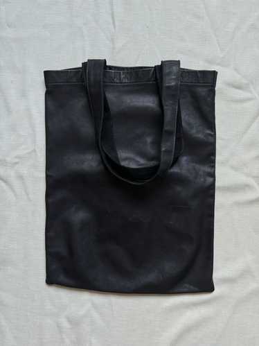 Rick Owen’s レザートートバッグ Rick Owens Trolley レザー トートバッグ | ブラック | FARFETCH JP