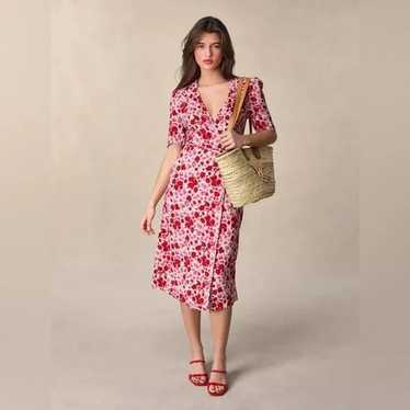 rouje paris gabin dress size 34 花柄ワンピース Rouje Gabin Dress Ecru Rose FR 34 | eBay