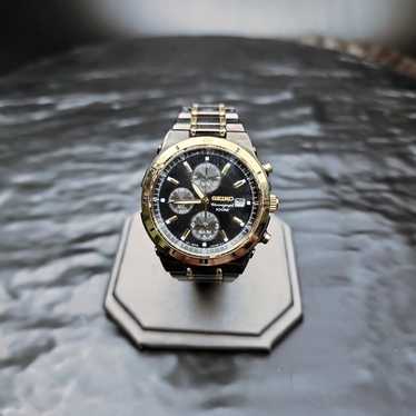 時計 ORIGIN セイコー SEIKO クロノグラフ Ref:7T62 クオーツクオーツ