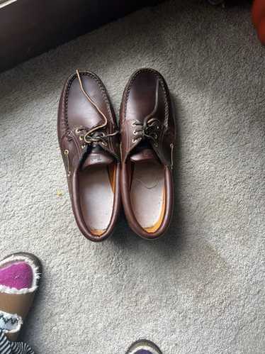 靴 TIMBERLAND 3EYE CLASSIC LUG 27cm Men's 3-Eye Lug Handsewn Boat Shoe - Burgundy | Timberland US