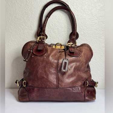 美品　Chloe パディントン　ミディアム　キャメル　ブラウン　パリコレ25wc Chloe パディントンハンドバッグ | Hedy
