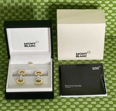 Montblanc cufflinks gold - Gem