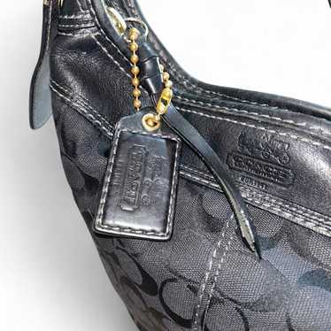 バッグ Vintage Coach Bleaker Black shoulder bag Coach Vintage 65th Anniversary Bleeker Black Leather
