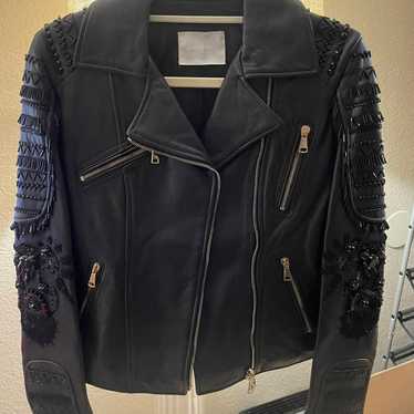 Sacai 25aw leather jacket - Gem