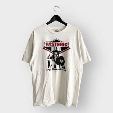 初期　hysteric glamour five girl design tee HYSTERIC GLAMOUR | 1990S DISTRESSED GRAPHIC | Depop