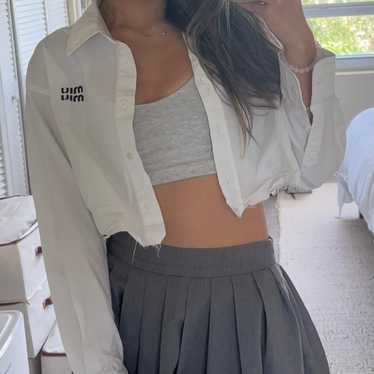 Miu miu white cropped - Gem
