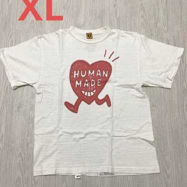 HUMAN MADE ハートボタン付きポケットTシャツ 22ss 白 XL HUMAN