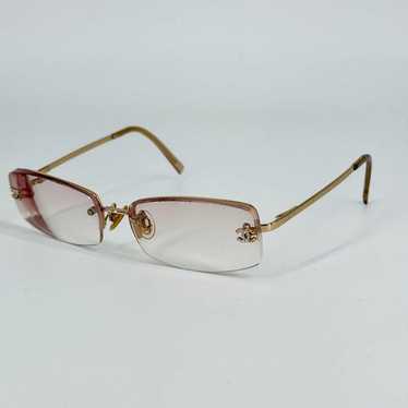 CHANEL サングラス 4093-B ブラウン リムレス ゴールド ココマーク CHANEL サングラス 4093-B ブラウン リムレス ゴールド ココ