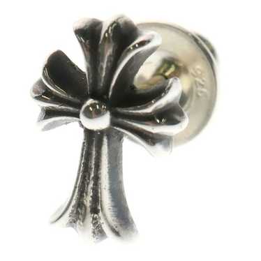 アクセサリー Chrome Hearts STUD CH CROSS 2 FAT Chrome Hearts Cross Babyfat Stud Pierce With Diamonds