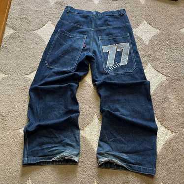 【00s】jnco jeans buggy jeans Y2K アーカイブ Vintage Rare 90s JNCO Jeans Buggy Yellow Logo Embroidery y2k