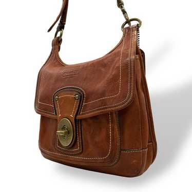 バッグ Vintage Coach Legacy Crescent Saddle bag Vintage Coach Bag Retro 1990s Legacy Crescent Saddle +