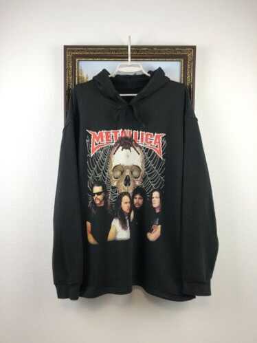 トップス PUSHEAD VINTAGE HOODIE Vintage Y2K Metallica Pushead Sad But True Zip Hoodie Rare