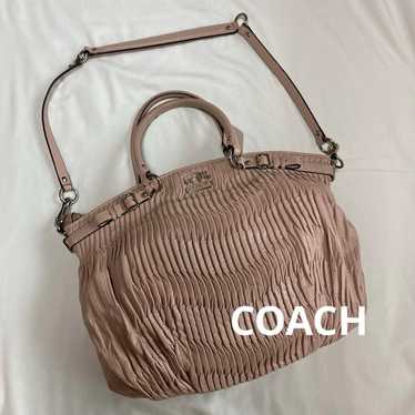 良品 944 Coach Madison ハンドバッグ 2way ギャザー 良品 944 Coach Madison ハンドバッグ 2way ギャザー ハンドバッグ