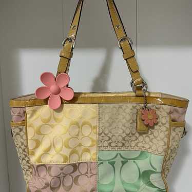 バッグ Coach Patchwork Tote bag Signature s-l400.jpg