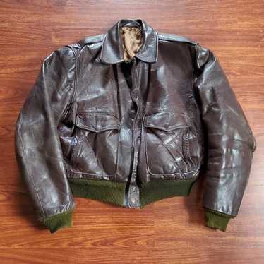Vintage mens horsehide leather - Gem