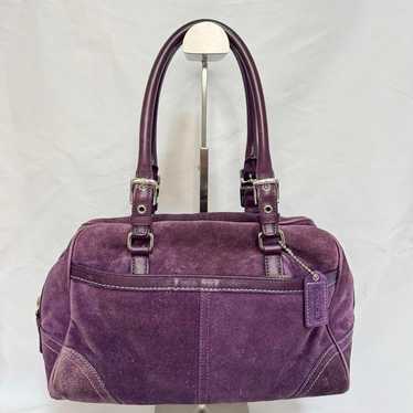 Coach vintage suede handbag - Gem