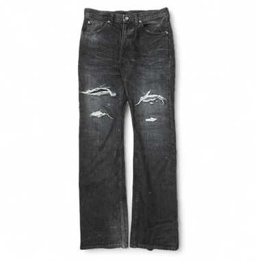 パンツ ISAMUKATAYAMA BACKLASH black biker denim LAUNCHED | BACKLASH xx Wrangler Collaborations. – LOOM OSAKA