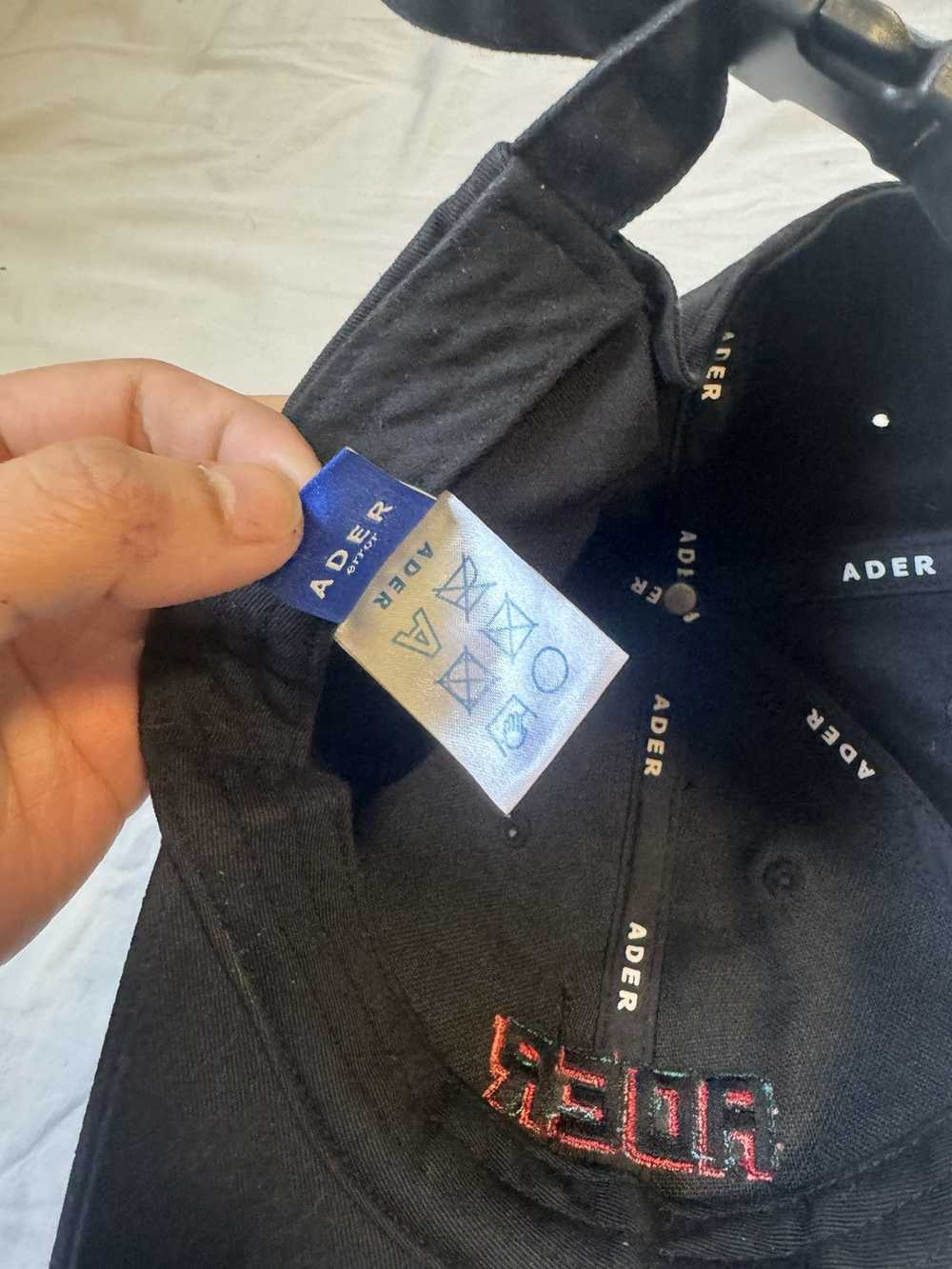 Ader Error Ader Error Buckle Strapback Cap Black - image 6