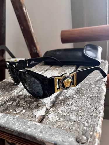 GIANNI VERSACE サングラス MOD.424/S 度なし メデューサ GIANNI VERSACE サングラスMOD.424 ブラック メデューサ