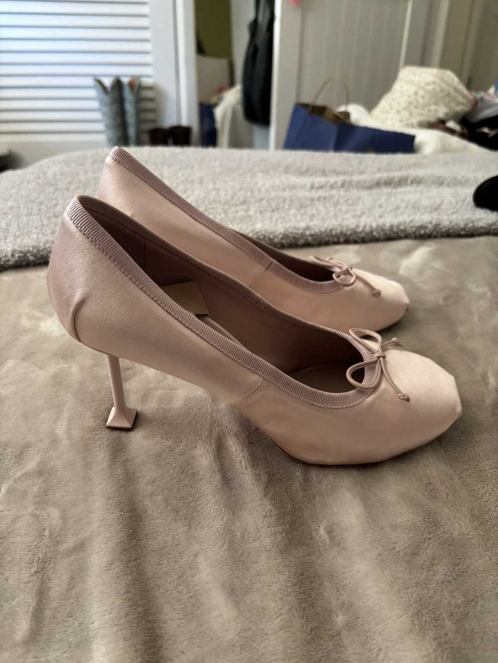 Miu Miu Miu Miu Pink Ballet Heels - image 1